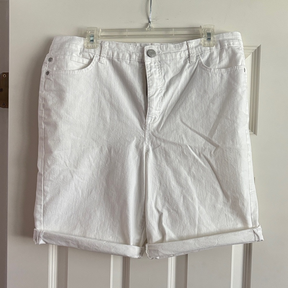 Classic White Women's Bermudas